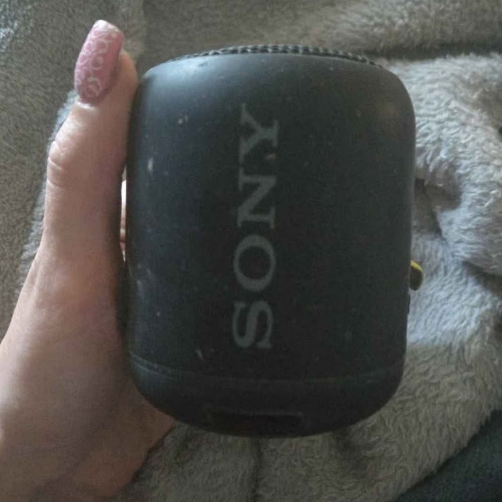 Sony Compact Black Bluetooth Speaker